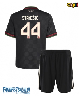 Bayern Munich Josip Stanisic #44 Echipament de Fotbal Replică 2025-26 Copii Treilea (+ Șorturi)